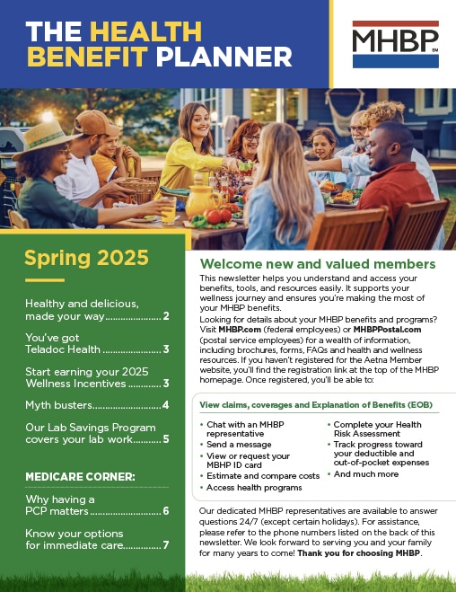 Health Benefit Planner Spring 2025